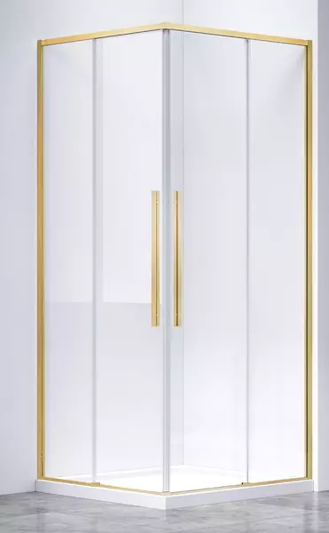 

Душевой угол-ограждение «Vincea» Slim-N VSS-4SN900CLG 90/90 прозрачный/брашированное золото квадратный без поддона