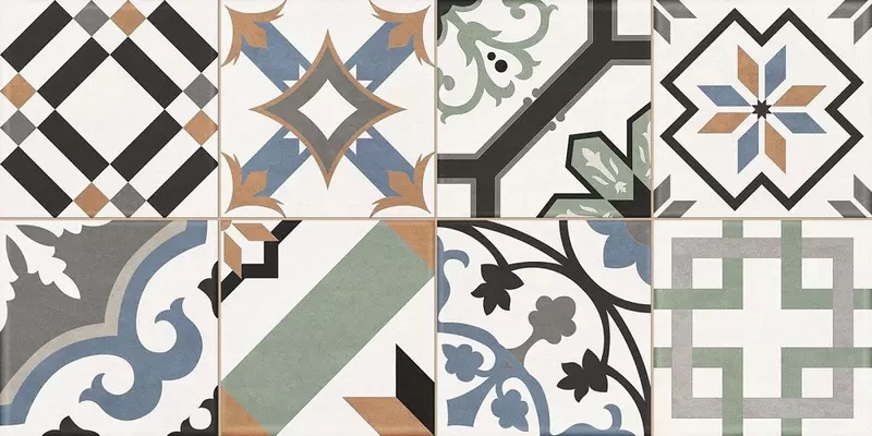 

Настенная плитка «New Trend» Design Art Mix 1 Matt. 60x30 WT36DST55 мультиколор