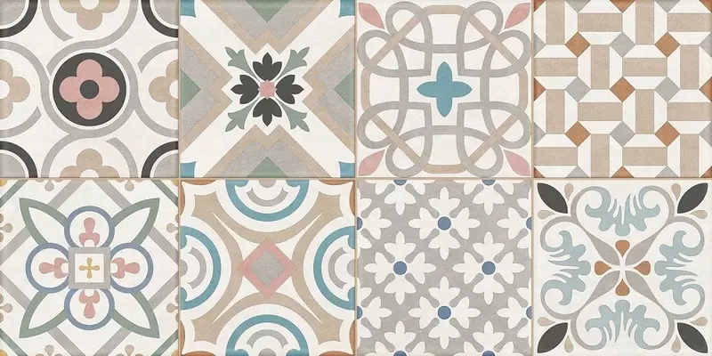

Настенная плитка «New Trend» Design Art Mix 2 Matt. 60x30 WT36DST18 мультиколор