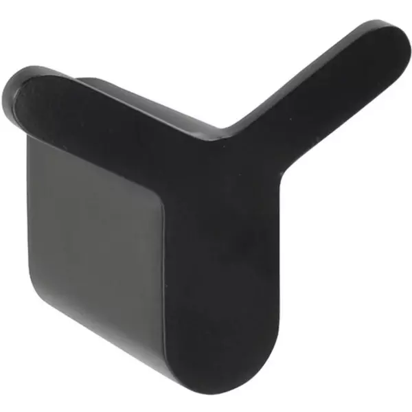

Двойной крючок «Bemeta» Organic Black 167106210 на стену чёрный матовый