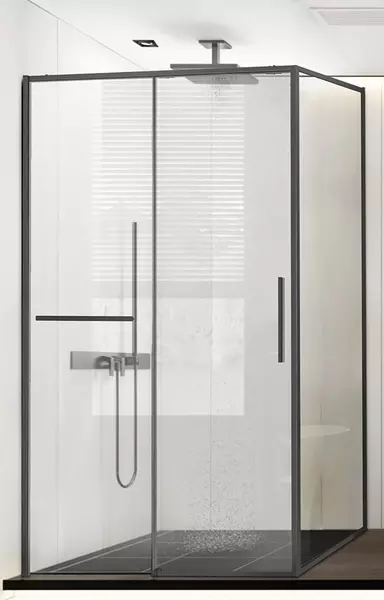 

Душевой угол-ограждение «Vincea» Slim Soft VSR-1SS1011CLGM 110/100 прозрачный/вороненая сталь прямоугольный без поддона универсальный
