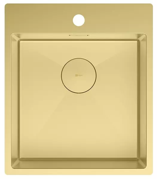 

Мойка для кухни «Lemark» Janga 440 44/51 нержавеющая сталь светлое золото