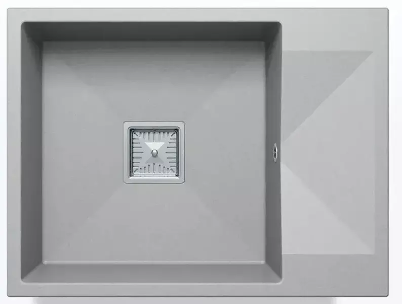 

Мойка для кухни «Tolero» Blade-660 66/50 кварц платина универсальная