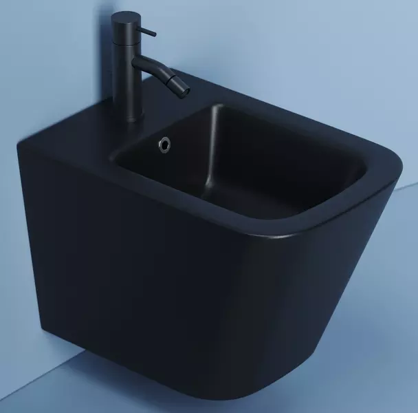 

Подвесное биде «Ceramica Nova» Union CN4010MB чёрное матовое