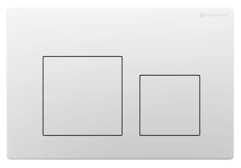 Кнопка смыва Terminus Classic 82K24х16W пластик белая 3289₽