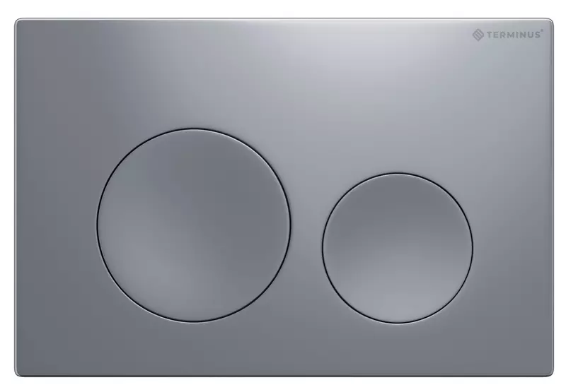 Кнопка смыва Terminus Classic 62K24х16C пластик хром 4389₽