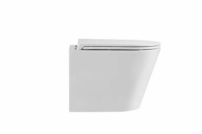 Подвесной унитаз безободковый Terminus Классик S 02SW51x35W с сиденьем дюропласт с микролифтом белое 19239₽