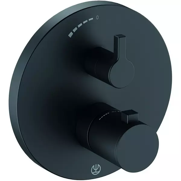 Внешняя часть смесителя Kludi Nova Fonte Puristic 208353915 чёрная матовая 94940₽