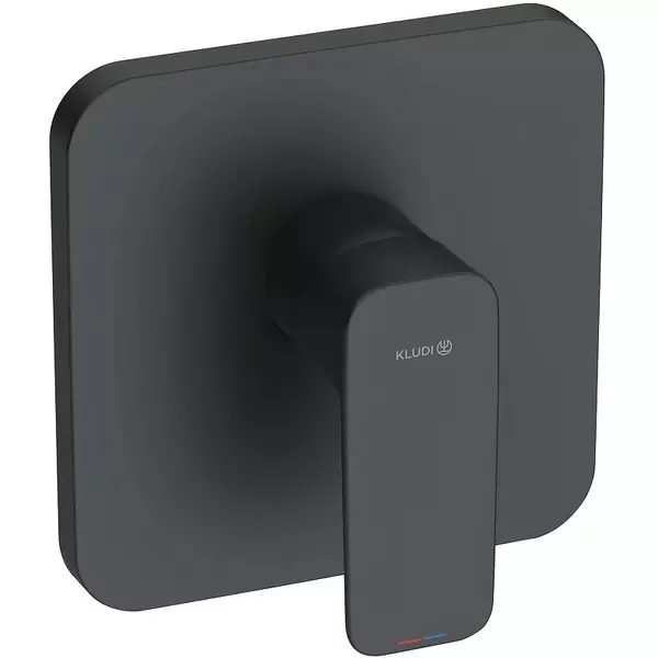 Внешняя часть смесителя Kludi Pure Style 406553975 чёрная матовая 34660₽