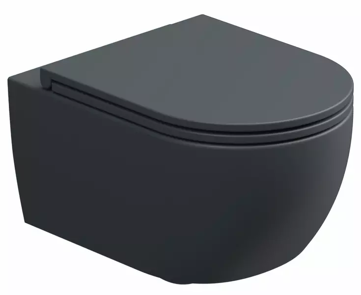 

Подвесной унитаз безободковый «GSG» Like Eco Clean LKWCSOECBI000/028/LKCOPRSLTICR028 белый глянцевый/ebano матовый с сиденьем дюропласт с микролифтом