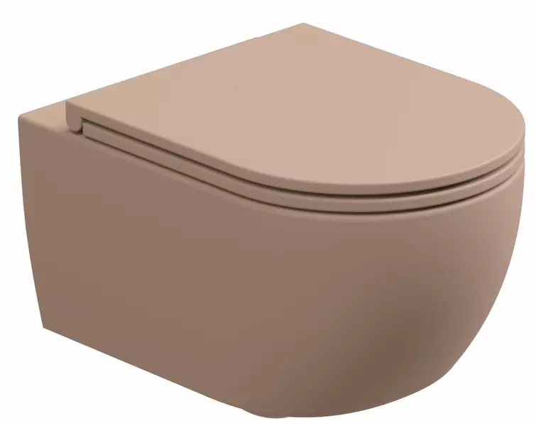 Подвесной унитаз безободковый GSG Like Eco Clean LKWCSOECBI000032LKCOPRSLTICR032 белый глянцевыйcipria матовый с сиденьем дюропласт с микролифтом 114600₽