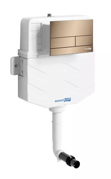 Бачок скрытого монтажа для унитаза WasserKRAFT Aller 10TLT031MERG04 с клавишей смыва 30850₽