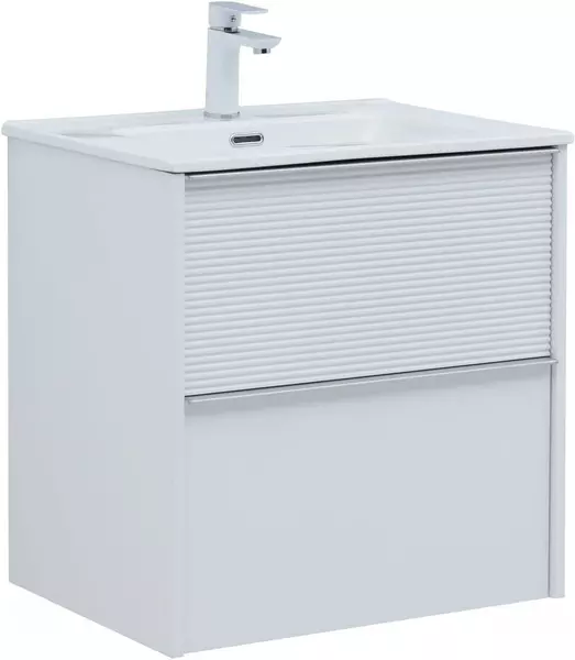 

Тумба с раковиной «Aquanet» Вита 60 (Flat 60 330429) подвесная белая матовая