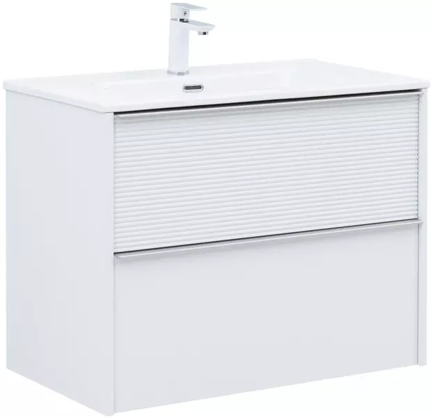 

Тумба с раковиной «Aquanet» Вита 80 (Flat 80 254364) подвесная белая матовая