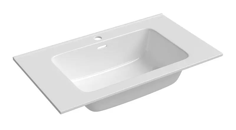 Раковина Aqueduto Monolito 8146 фарфоровая белая глянцевая 12600₽