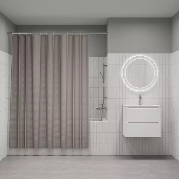 

Штора для ванной «Iddis» Decor DW02P18i11 180/200 бежевая
