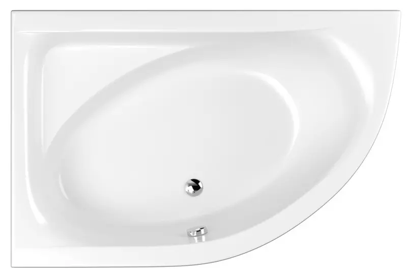 

Ванна акриловая «Whitecross» Aquarella 170/110 без опор без сифона белая левая