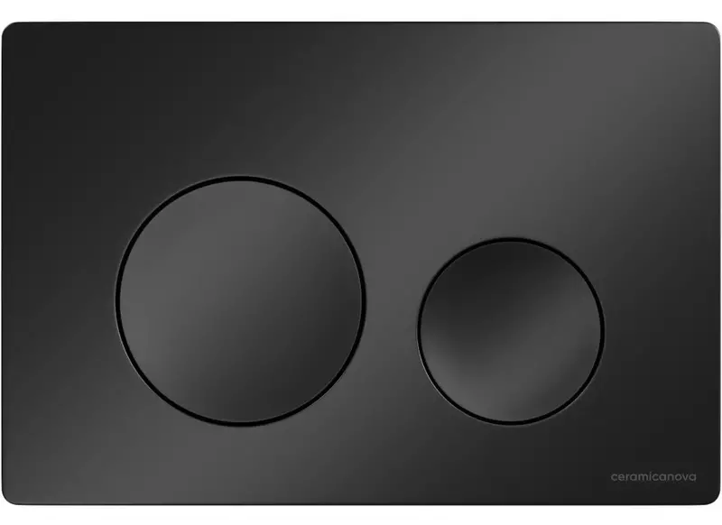 

Кнопка смыва «Ceramica Nova» Balance Circle CN12-001MB пластик чёрная матовая