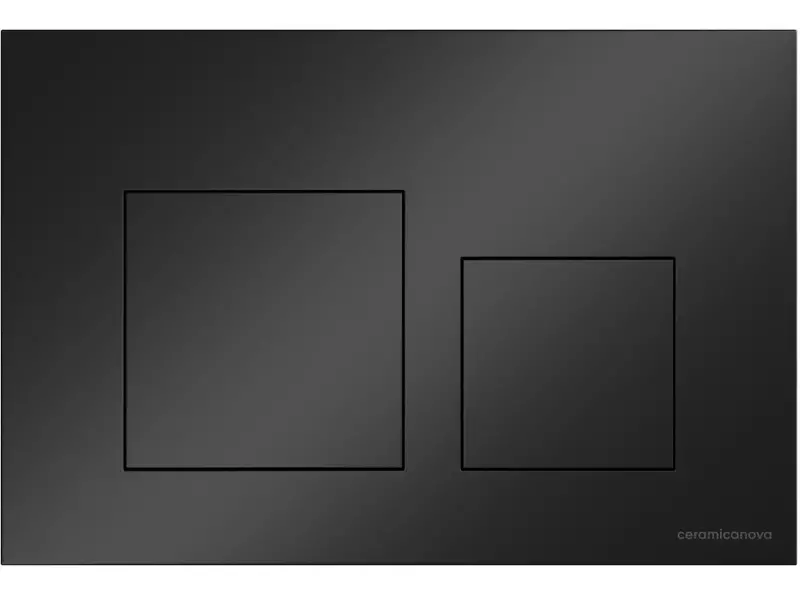 

Кнопка смыва «Ceramica Nova» Balance Square CN12-002MB пластик чёрная матовая