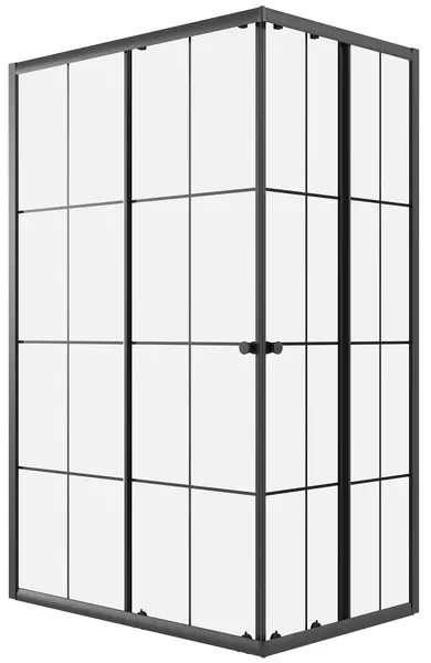 Душевой угол-ограждение Niagara Eco NG-1018-14QKL 10080 10080 клеткачёрный матовый без поддона универсальный 12600₽