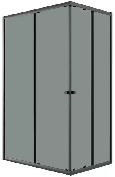 Душевой угол-ограждение Niagara Eco NG-1118-14QT 11080 11080 тонированныйчёрный матовый без поддона универсальный 13400₽