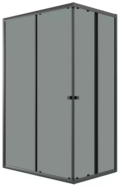 Душевой угол-ограждение Niagara Eco NG-1129-14QT 12090 12090 тонированныйчёрный матовый без поддона универсальный 14800₽