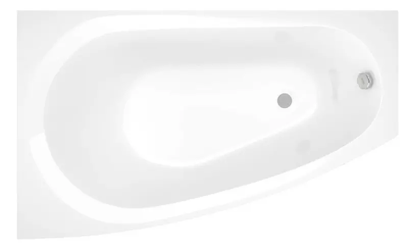 Ванна акриловая Alba Spa Baline 15090 без опор без сифона белая левая 29305₽