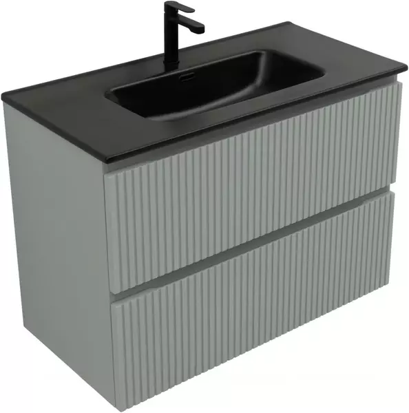 

Тумба с раковиной «Aquanet» Джейн 90/45 (Flat 90 329256) подвесная мисти грин