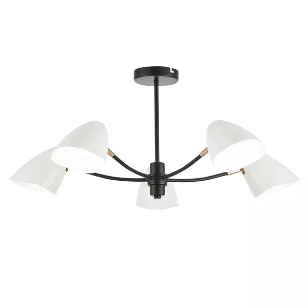 

SLE103602-05 Светильник потолочный Черный, Золотой/Белый E14 5*40W SATTA · Satta, Evoluce, SLE103602-05