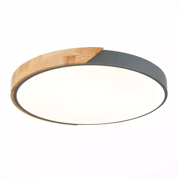 

SLE200972-01 Светильник потолочный Серый, Светлое дерево/Белый LED 1*45W 3000K/4000K/6000K FESTA · Festa, Evoluce, SLE200972-01