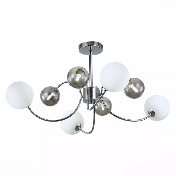 

SLE220912-08 Светильник потолочный Хром/Белый, Дымчатый G9 LED 8*5W FORMAE · Formae, Evoluce, SLE220912-08