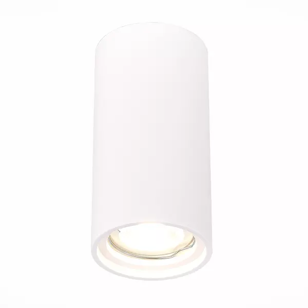 

ST155.502.01 Светильник потолочный Белый GU10 1*50W IP20 D70xH140 180-240V Без ламп Накладные светильники · Накладные светильники, St Luce, ST155.502.01