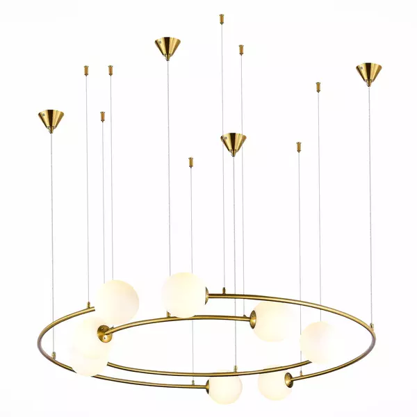 

SL1186.303.08 Светильник подвесной ST-Luce Латунь/Молочный G9 8*5W ARKOS · St Luce, SL1186.303.08