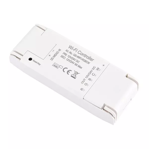 

ST9000.500.01RGBCW WI-FI контроллер RGBCW 8A,DC12-24 V, L115  W45  H18 мм Светодиодные ленты · Светодиодные ленты, St Luce, ST9000.500.01RGBCW