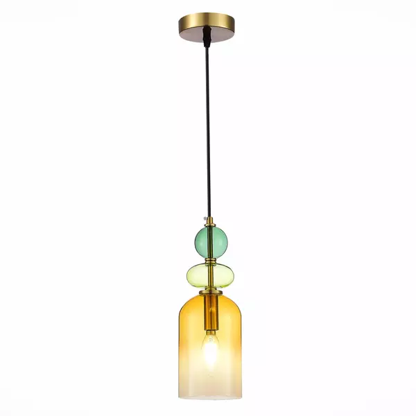 

SL2000.213.01 Подвес ST-Luce Золотистый/Янтарный E14 1*40W GEA · St Luce, SL2000.213.01