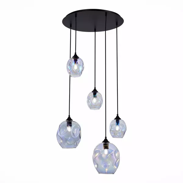 

SL1188.403.05 Люстра подвесная ST-Luce Черный/Радужный E14/E27 3+2*40W IDESIA · St Luce, SL1188.403.05