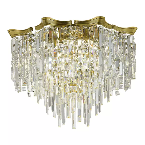

SL1659.302.07 Светильник потолочный ST-Luce Латунь/Прозрачный E14 7*60W OFELIA · St Luce, SL1659.302.07