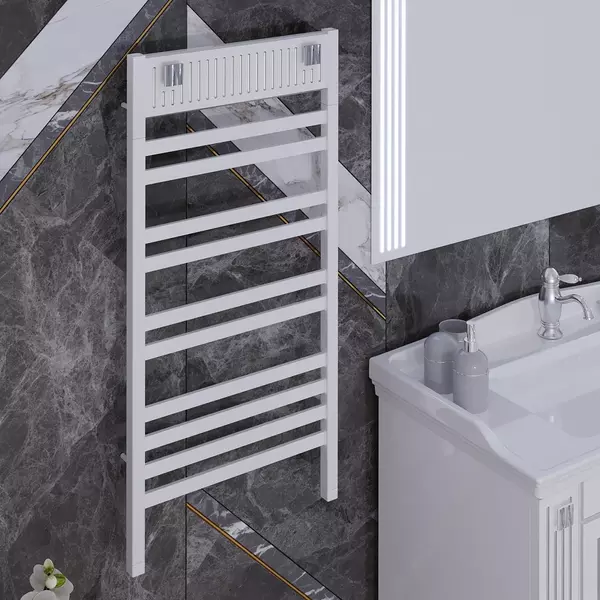 Электрический полотенцесушитель «Opadiris» Оникс OS70351WS 53/110 белый матовый/серебро правый