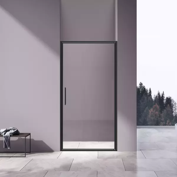Душевая дверь «Vincea» Slim 8mm VDP-4SL900CLB 90/195 прозрачный/черный
