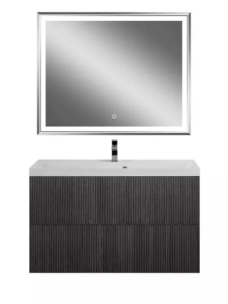 Тумба с раковиной Art Max Verona-push 100 100 подвесная Kadena Dark 54690₽