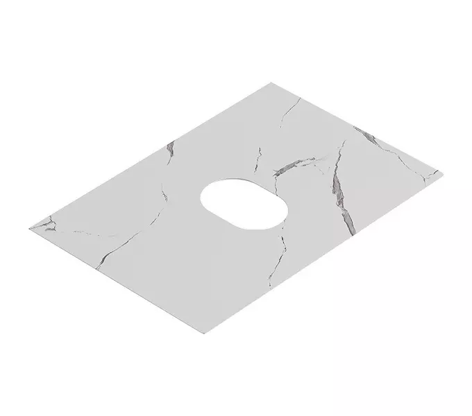 Мебельная столешница Aqwella Geometria 65 столешница керамогранит мрамор белый 9510₽