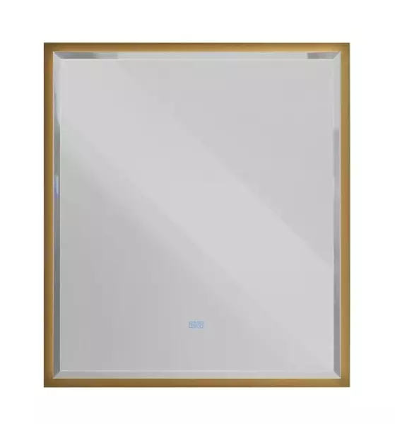 Зеркало Cezares Interni 8090 с сенсорным выключателем с подсветкой и подогревом золото брашированное 25200₽