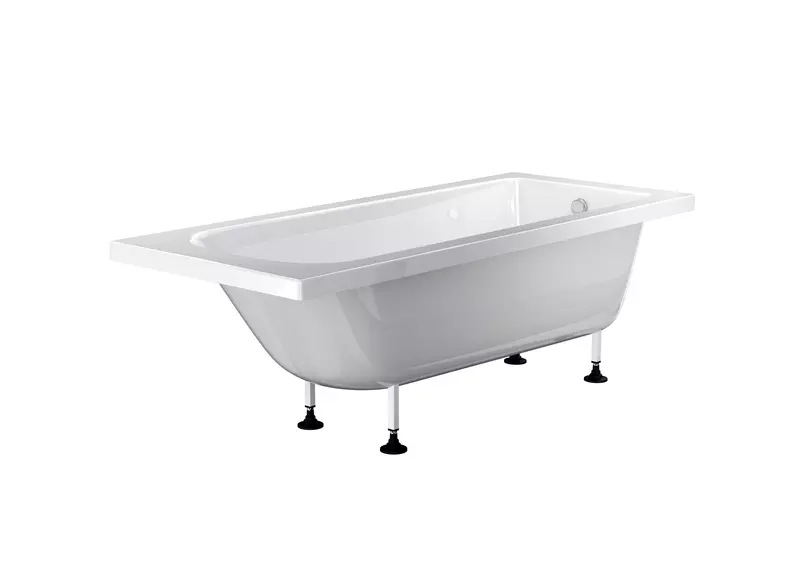 Ванна из литьевого мрамора Albert Bayer Giulietta 17080 с ножками без сифона белая 60791₽