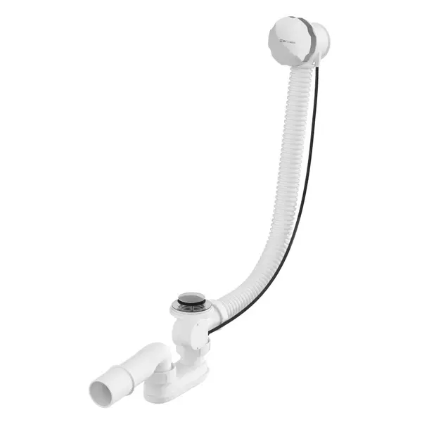 Сифон для ванны слив-перелив Whitecross SPWC60NIB перелив 57 см брашированный никель полуавтомат 5900₽