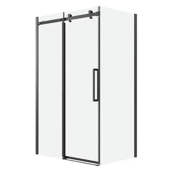 Душевой угол-ограждение Grossman Classic 120K330410102100 100100 прозрачныйчерный матовый без поддона универсальный 47600₽