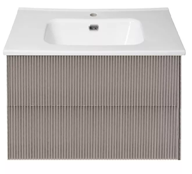 Тумба с раковиной «La Fenice» Terra Twin 60 (Slim Line 60) подвесная Cappuccino