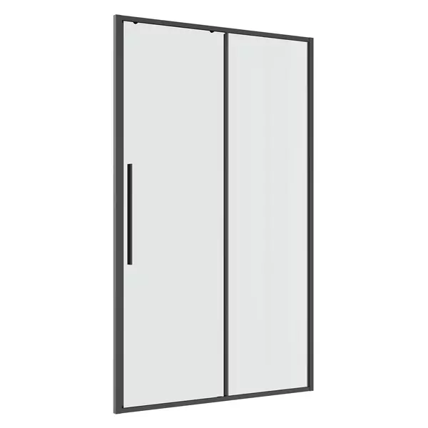 Душевая дверь Niagara Nova NG-34-11AGR 110195 прозрачнаяматовый черный без поддона универсальный 19900₽