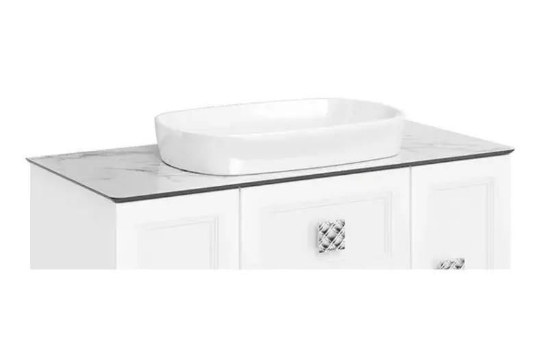 Мебельная столешница ASB-Woodline ницца 100 искусственный камень светло-серая 14350₽