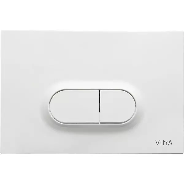 Комплект инсталляция с унитазом, крышкой и кнопкой смыва «Vitra» Normus-1 9773B003-7201 цвет кнопки глянцевый белый