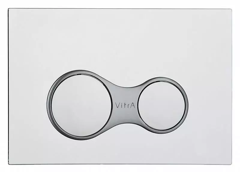 

Кнопка смыва «Vitra» Sirius 740-0480 глянцевый хром